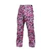 Military Style Digital Camo BDU Pants Military Fatigues, Pink Digital Camouflage
