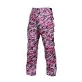 Military Style Digital Camo BDU Pants Military Fatigues, Pink Digital Camouflage