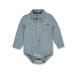 OshKosh B'gosh Baby Boys' L/S Chambray Bodysuit (Infant)