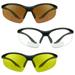 proSPORT 3 Pairs Safety BIFOCAL Glasses Reader Blue Light Blocking HD, Clear and Night Yellow Lens ANSI Z87.1 Reading Magnification +3.00