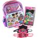 L.O.L Surprise! Large School Backpack 16" Girls Bag LOL with 6-Pc Pop Hair Set and Goodies Bundle Bling Bling Purple LOL Surprise LOL Backpacks for Girls LOL Remix