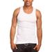 Pro 5 Mens A-Shirts 3 Pack Undershirt,White,XL