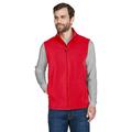 Men's Cruise Two-Layer Fleece Bonded Soft Shell Vest - CLASSIC RED - XL
