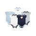 Luvable Friends Baby Boy Short Sleeve Bodysuits, 5-pack