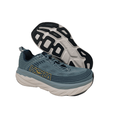 Hoka One One Men's Bondi 6 Running Shoes, Lead/Majolica Blue, 15 D(M) US