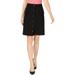 Nine West Womens Button-Down Solid Pencil Skirt Black 2