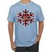 Merry Xmas trees Christmas Men's Graphic T-Shirt, Light Blue, 3XL