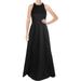 Vera Wang Womens Cut-Out Sleeveless Evening Dress