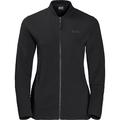 Jack Wolfskin Modesto High Elasticity Breathable Fleece Women Jacket, Small, Damen Black