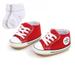 2021 Baby Cute Fashion Canvas Shoes With Soft Sole Non-slip Toddler Shoes + Socks