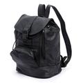 with Convertible Strap Genuine Leather Backpack
