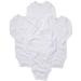 Carter's Unisex Baby 4 Pack Long Sleeve White 4 Pack Newborn