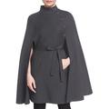 Women Cloak High Collar Winter Coat Capes Casual Elegant Jacket