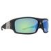 Dot Dash Unisex Destro Sunglasses,OS,Green/Black