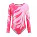 Gymnastics Leotards Girls Gyms Athletic Leotard Sleeveless Ballet Dance Wear, Pink 11-12Y