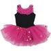 Wenchoice Girl'S Hot Pink Ruffle Skirted Leotard S(1T-2T)
