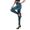 Sexy Dance Women High Waisted Jeans Denim Leggings Ladies Skinny Jeans Seamless Stretchy Skinny Pencil Pants Distressed Leggings