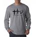 True Way 491 - Unisex Long-Sleeve T-Shirt Faith Hope Love Inspirational Foundation Small Heather Grey