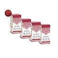 Tints of Nature Red Semi-Permanent Henna Cream Hair Colour Natural and Organic - Quad Pack