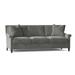 Fairfield Chair Libby Langdon 85.5" Flared Arm Sofa w/ Reversible Cushions Polyester in Gray/Brown | 35 H x 85.5 W x 39.5 D in | Wayfair