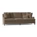 Fairfield Chair Kensington 90" Recessed Arm Sofa w/ Reversible Cushions in Brown | 35.5 H x 90 W x 37.5 D in | Wayfair 2797-50_9508 17_Hazelnut