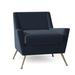 Armchair - Fairfield Chair Rivoli 32" W Tufted Armchair Polyester/Fabric/Other Performance Fabrics in Gray/Blue/Navy | Wayfair 6201-01-2_8789 90