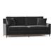 Fairfield Chair Libby Langdon Barrett Sofa, Polypropylene in Gray/Brown | 33 H x 84.75 W x 36.5 D in | Wayfair 6313-50_8794 17_Tobacco