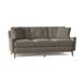 Fairfield Chair Jean-Michel 76" Square Arm Sofa w/ Reversible Cushions, Polypropylene in Gray/Brown | 34 H x 76 W x 36 D in | Wayfair