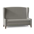 Fairfield Chair Brinkley 58.5" Armless Settee w/ Reversible Cushions in Gray | 44.5 H x 58.5 W x 31 D in | Wayfair 5747-40_3162 63_Hazelnut