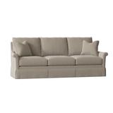 Fairfield Chair Olivia 91.5" Rolled Arm Sofa w/ Reversible Cushions in Gray/Brown | 37 H x 91.5 W x 41 D in | Wayfair 2725-50_3156 72