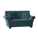 Fairfield Chair Franklin 64" Flared Arm Loveseat w/ Reversible Cushions Polyester in Red/Green | 36 H x 64 W x 36.5 D in | Wayfair