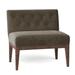 Slipper Chair - Fairfield Chair Granada 32" W Tufted Slipper Chair Polyester/Other Performance Fabrics in Green | 31 H x 32 W x 24.5 D in | Wayfair