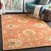 Green/Orange 96 x 0.87 in Area Rug - Birch Lane™ Aaron Oriental Hand-Tufted Terracotta/Orange/Dusty Sage Area Rug | 96 W x 0.87 D in | Wayfair