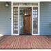 Brown/Red 24 x 0.03 in Area Rug - Ebern Designs Garbielle Striped Sand Maroon Salmon Indoor Outdoor Area Rug | 24 W x 0.03 D in | Wayfair