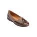 Extra Wide Width Women's The Aster Flat by Comfortview in Brown Tweed (Size 11 WW)