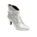 Extra Wide Width Women's The Corrine Bootie by Comfortview in Shimmer Metallic (Size 12 WW)