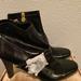 Nine West Shoes | Dark Brown Ankle Boots | Color: Brown/Gold | Size: 7.5