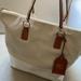 Dooney & Bourke Bags | Dooney & Bourke Tote Bag | Color: Tan/White | Size: Os