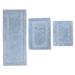 Classy Bathmat 3 Piece Bath Rug Collection by Home Weavers Inc in Blue
