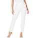 Plus Size Women's Comfort Waist Stretch Denim Straight Leg Jean by Jessica London in White (Size 26 W) Pull On Stretch Denim