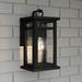 Quoizel Moira 17 1/2" High Earth Black Outdoor Wall Light