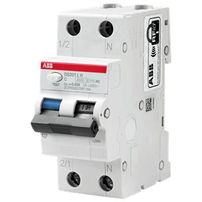 Fehlerstromschutzschalter DS201LH 16A 1P+N 30mA c 4,5 kA ac 2M DS201LHC16AC30 - ABB Image