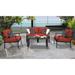 kathy ireland Madison Ave. 5 Piece Outdoor Aluminum Patio Furniture Set 05c