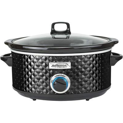 Brentwood Select 7 Quart Slow Cooker in Black