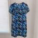 J. Crew Dresses | J Crew Silk Paisley Print Shift Dress | Color: Blue/Brown | Size: 0