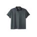 Men's Big & Tall No Sweat Polo by KingSize in Steel Mesh (Size L)