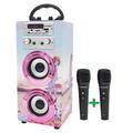 DYNASONIC (3º Generation Mikrofon Karaoke Spielzeug, ideal für originelle Geschenke für Kinder, Mädchen, Spielzeug, Karaoke mikrofon Kinder Spielzeug (025-17)