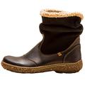 El Naturalista Damen Klassische Stiefeletten Nido, Frauen Boots,Wechselfußbett,gerafft,Boots,Stiefel,Bootee,Booties,Black,40 EU / 7 UK