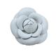 Camellia Leather Flower Pin Brooch. 3" White Camellia Brooch Pin - Hand-made in New York's Garment Center (American Made)