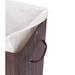 Bay Isle Home™ Bamboo Square Laundry Hamper Bamboo in Gray | 24.5 H x 15 W x 15 D in | Wayfair DC221BDC6814449EBF95DCFD4BF590B7